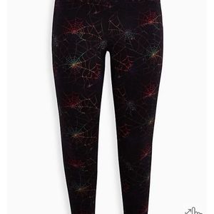 Torrid Premium Legging Rainbow Web Print